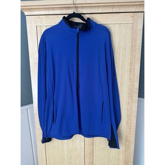 Greyson Golf Sequoia Full Zip Jacket Mens Size XXL Bright Cobalt Blue - Picture 4 of 4